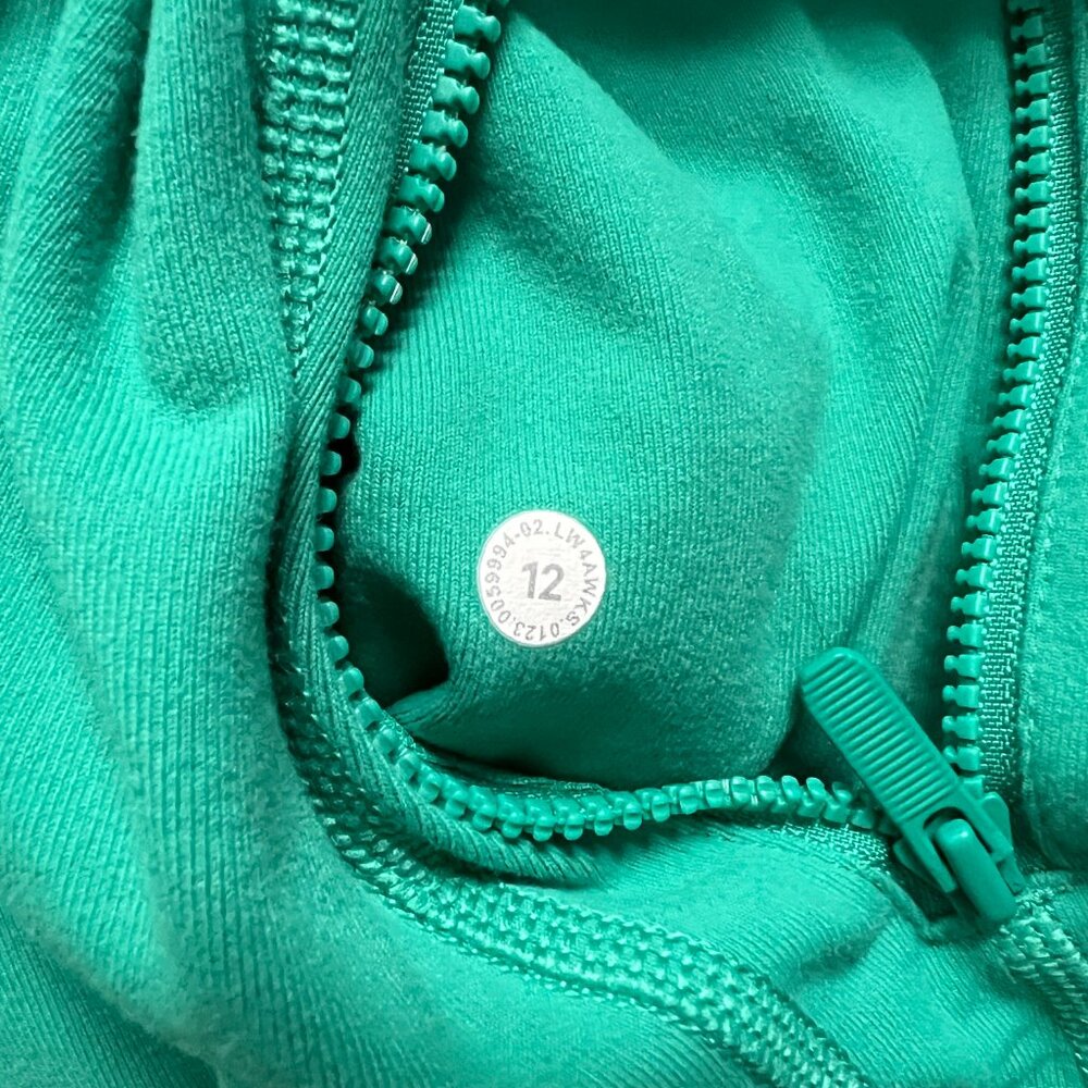 Lululemon Define Jacket Maldives Green RARE - Size 12 - Luon - Picture 7 of 9